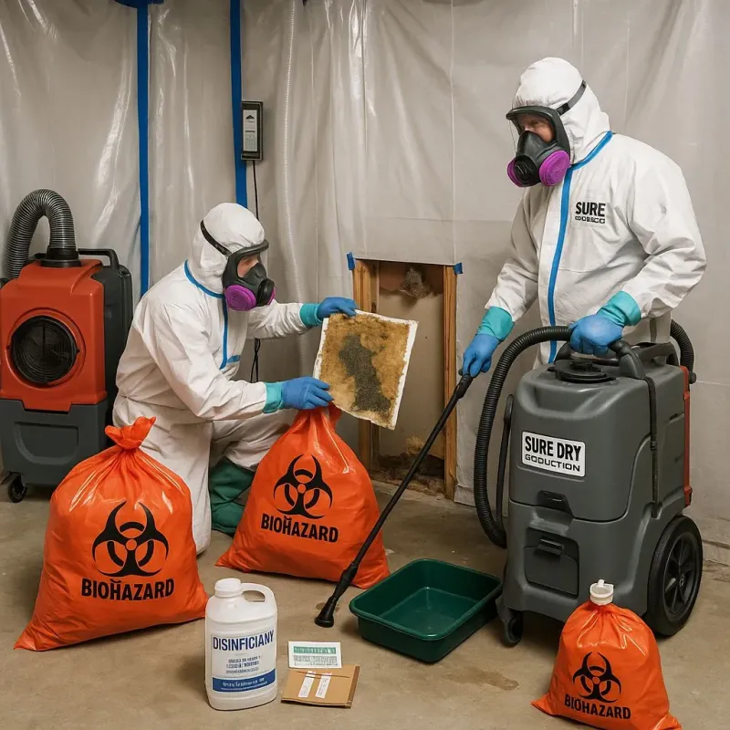 Contaminated Water Handling Protocols process in Scenic, AZ